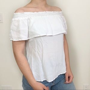 Socialite Off Shoulder Soft Gauze Top Nordstrom M